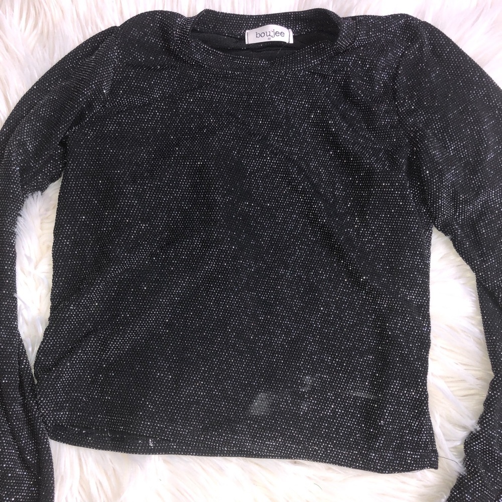 Sparkly Long Sleeve Top